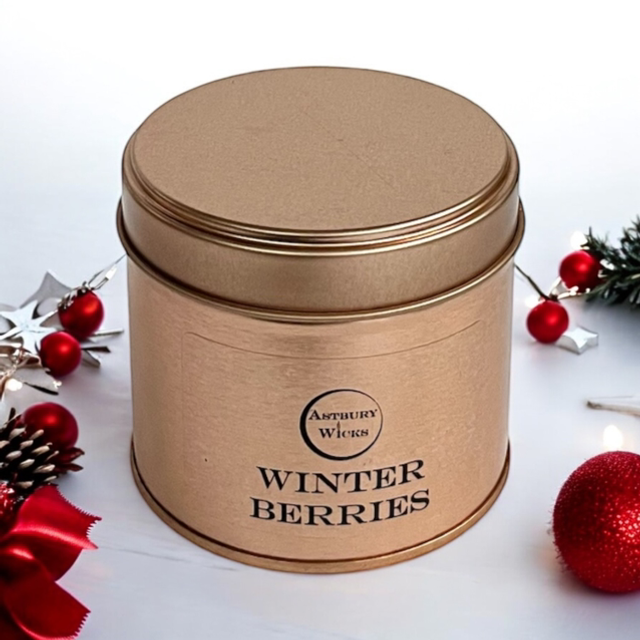 Winter Berries Soy Wax Candle ~ 165g