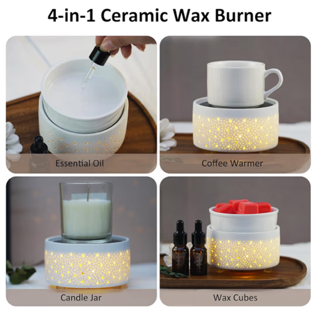 4-in-1 Ceramic Electric Wax Warmer 