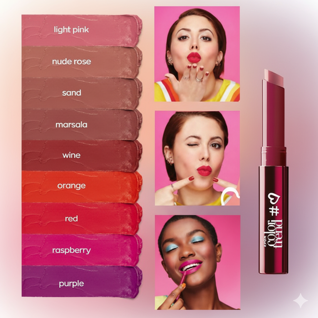 Rouge à lèvres color trend semi-mat (Avon)