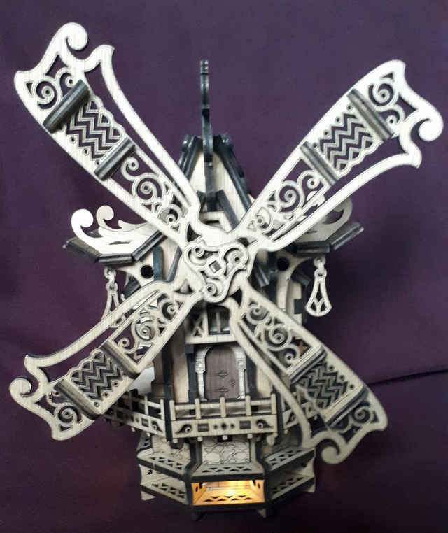 Fairy light windmill