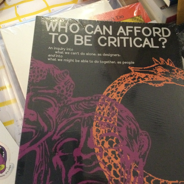 Who Can Afford To Be Critical?