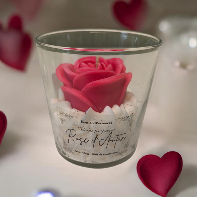 Bougie Rose d'Antan