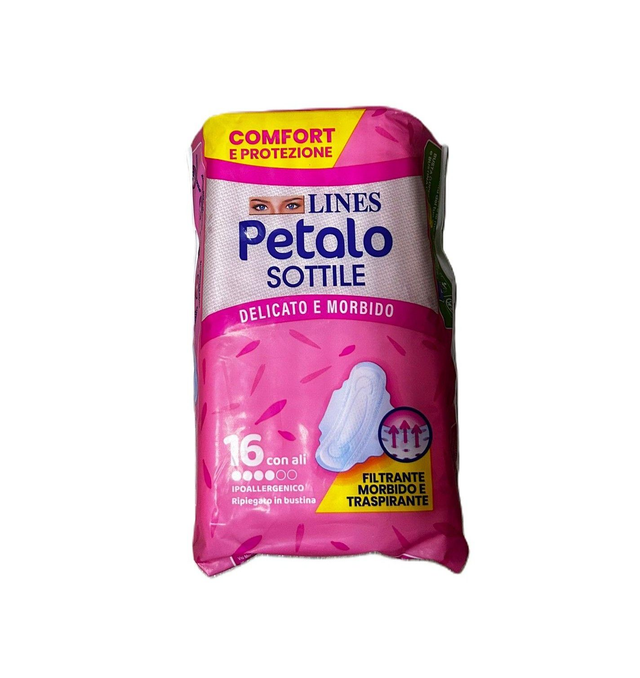 LINES PETALO ASSORBENTI DELICATO&amp;MORBIDO CON ALI