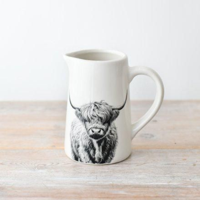 Highland Cow Jug, 16cm