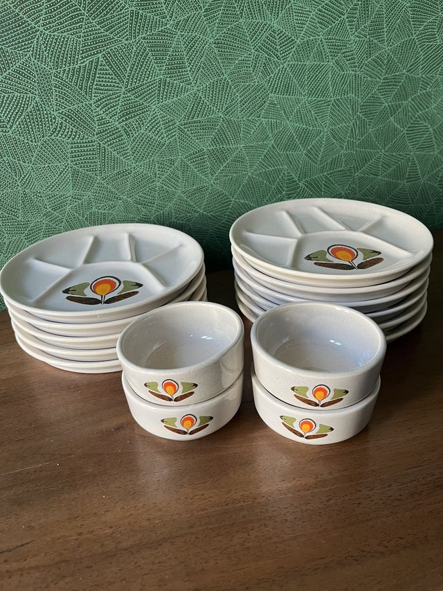 Service à fondue modelée Louisiane Saint Amand