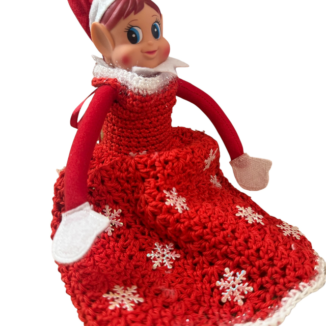 Robe célesta rouge et étoile 