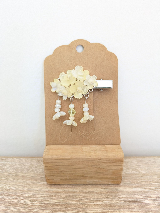 Barrette Sakura pampille 