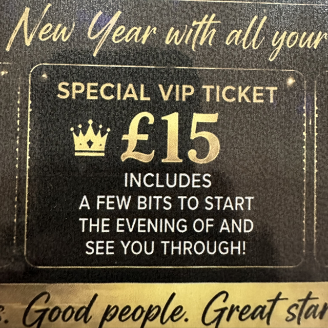 VIP NYE 