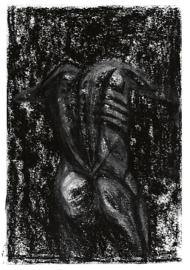 Croquis d'après Uncarné_25, "Minotaure" bicolore