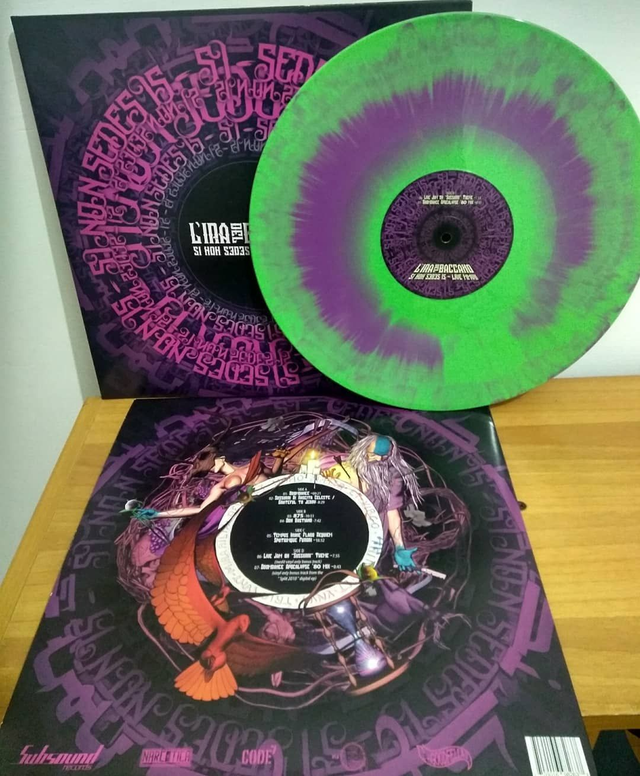 SI NON SEDES IS - Limited Edition DOUBLE Gatefold Vinyl "Burst" green/purple 2019
