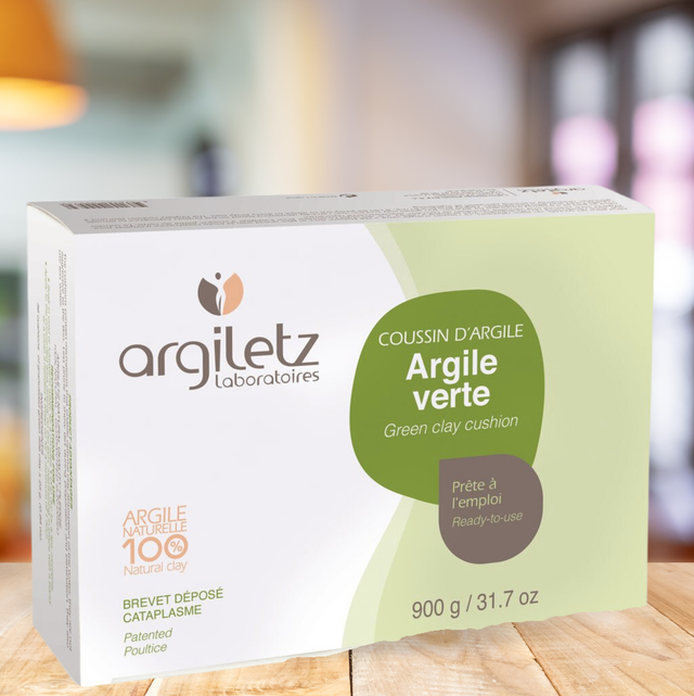 Cojines de arcilla verde