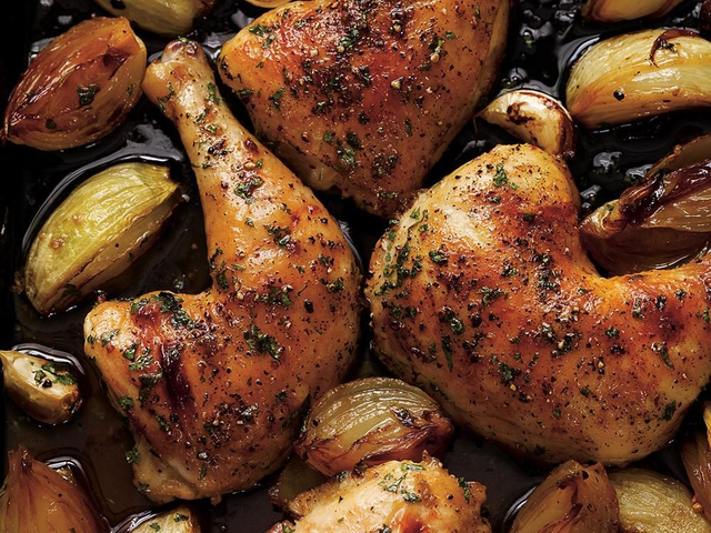 Cuisse de poulet rôtie