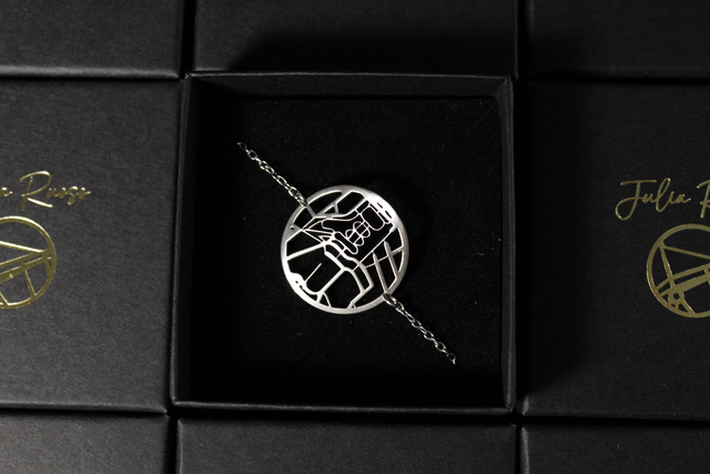 Paris  Montmartre / Sacre-Coeur | Bracelet rond | Inox | Dedale