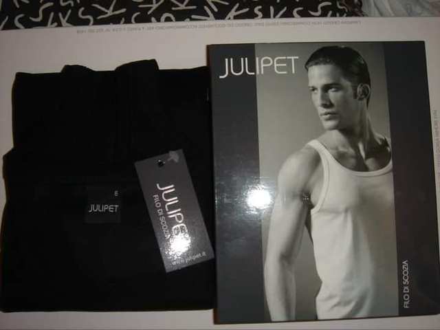 CANOTTIERA UOMO JULIPET FILO DI SCOZIA IDILLIO.