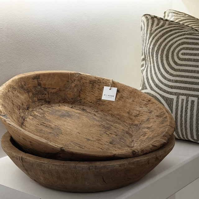 Antique Wooden Parat Bowl