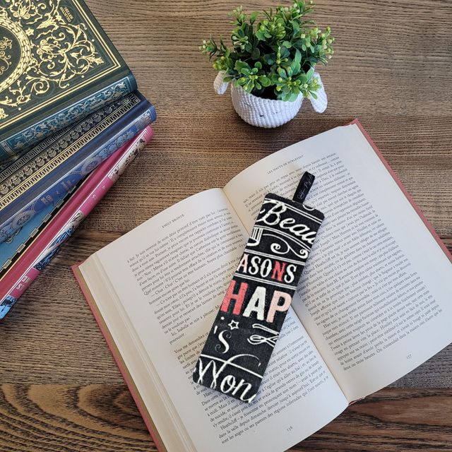 Marque-page 085 : Texte vintage enseignes