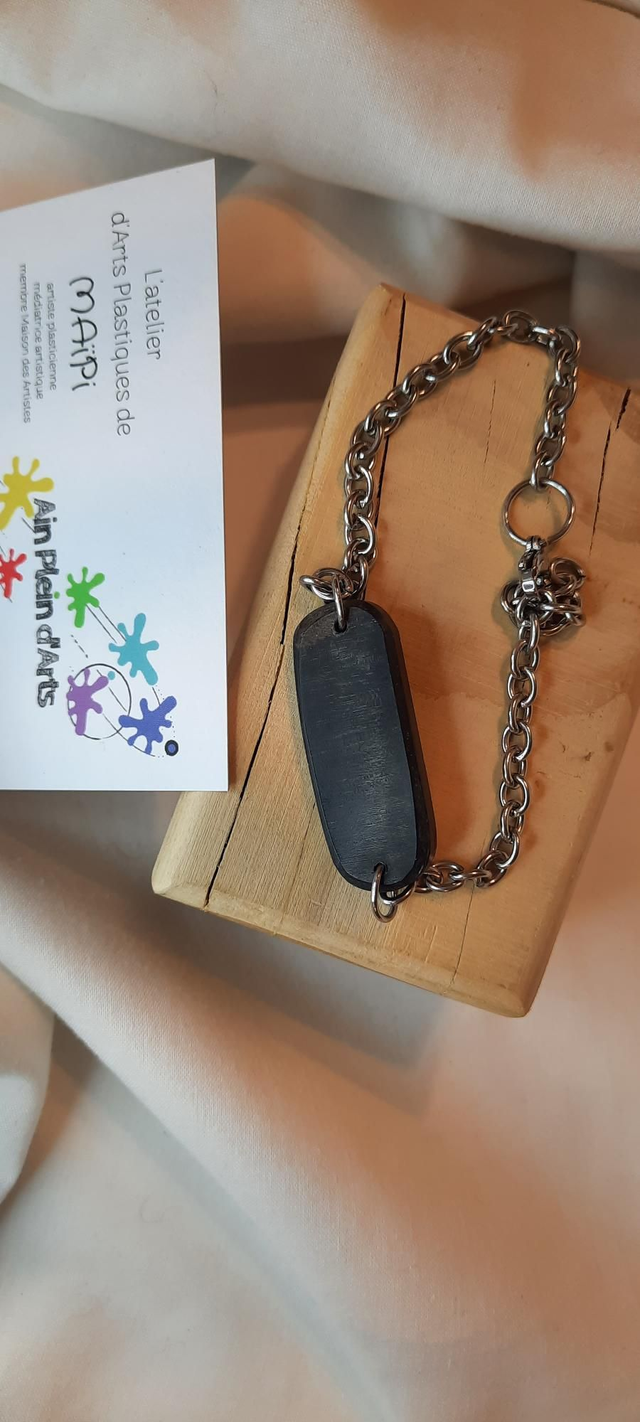 Bracelet homme ébène
