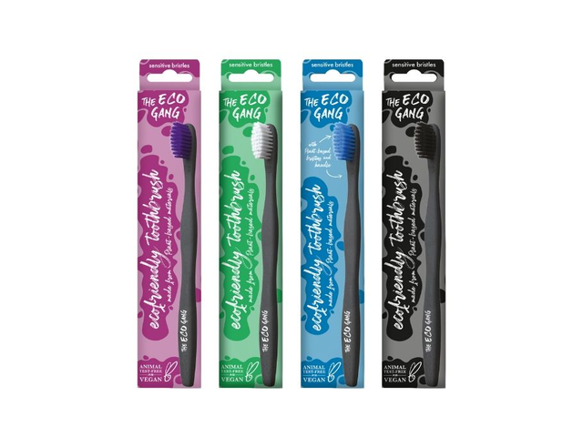 [The Eco Gang] Plant-Based Tandenborstel - Sensitive - Mix Omdoos 20st.