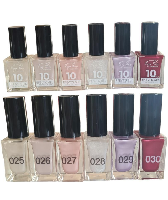 Vernis à ongles tenue 10 jours – 6 couleurs