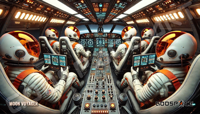 Tirage Galactic - Moon Voyager