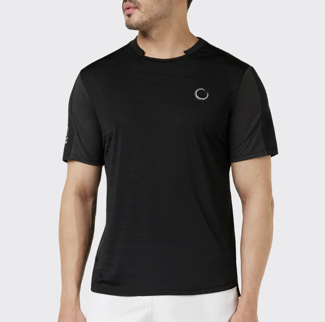  #Zip ∞Athletic Ultralight Black T-Shirt [Made from Strings] 