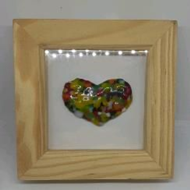 Heart picture box frame