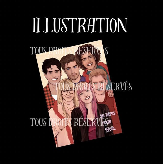 Illustration 25 défis pour Noël