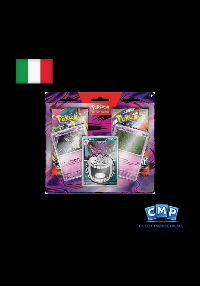 Pokemon Buio Pesto Gengar Enhanced 2 Pack Blister ITA
