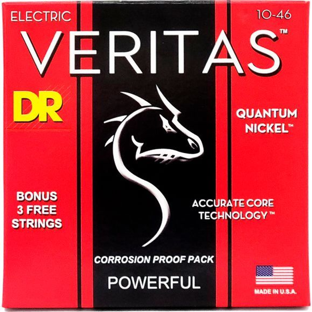 DR Strings VTE-10 Veritas el-guitar-strenge, 010-046