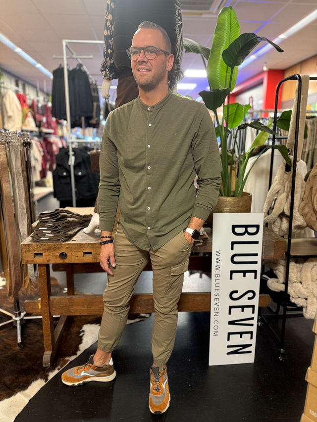 Overhemd jersey army