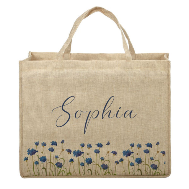 Burlap Tote Bag Natural