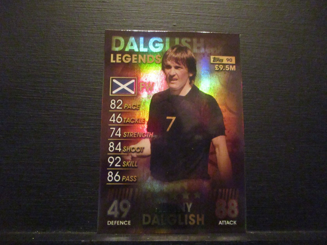 Kenny Dalglish - Legends Match Attax 101 Original Trading Card