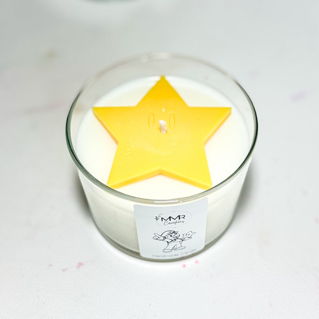 Bougie artisanale parfumée - Inspiration Mario