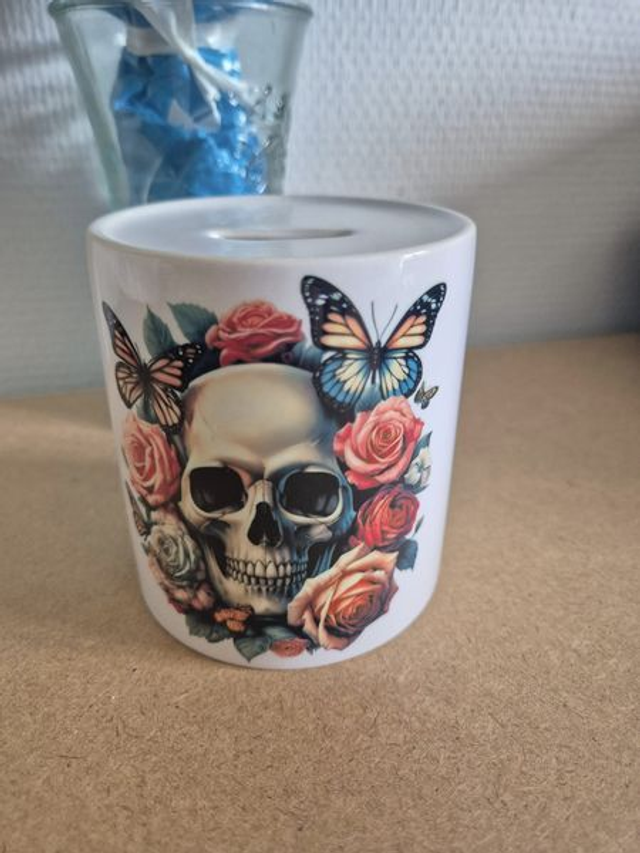 Tirelire Tête de mort
