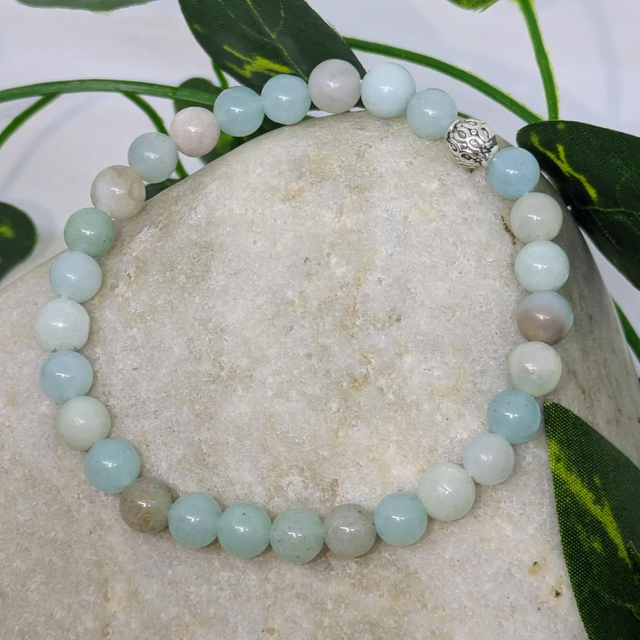Bracelet "Amazonite" 6mm BR-026