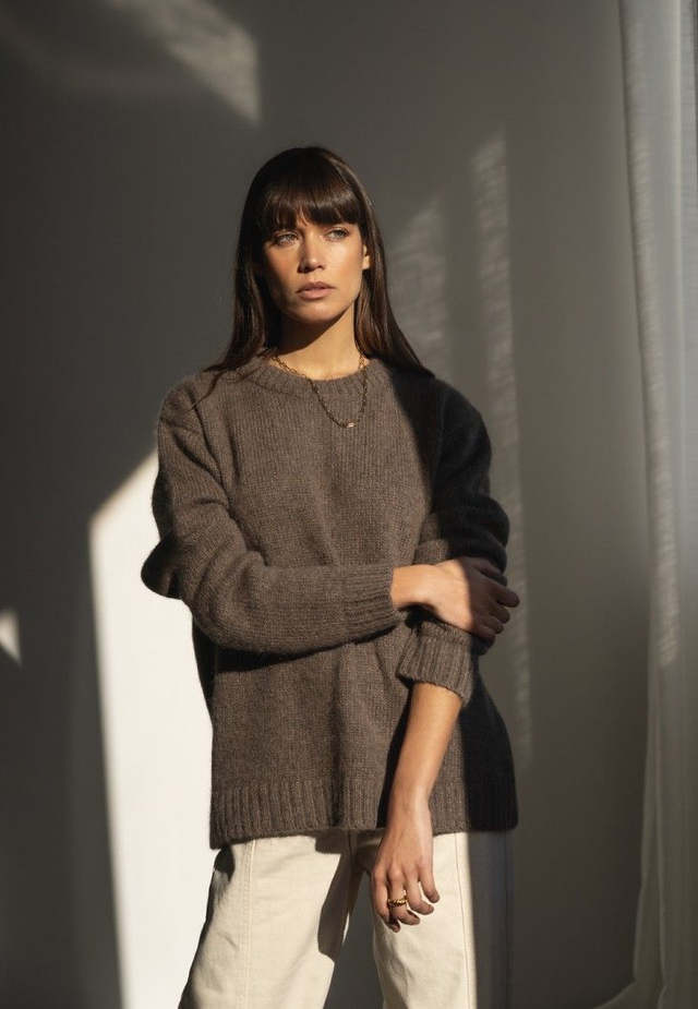 NÄZ Claudia Wool Long Brown