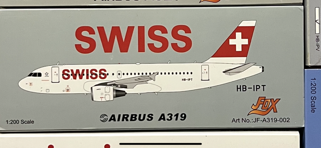 1:200 Swiss A319 HB-IPT J-Fox