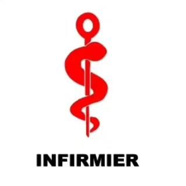 Sticker voiture Caducée infirmier