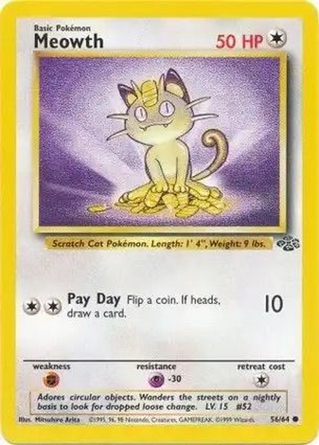 Meowth - 56/64 (Jungle Unlimited)