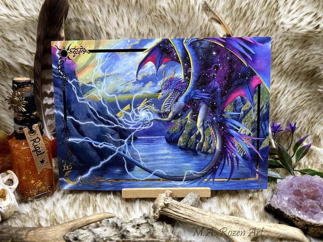 Zéphyr doré 15X21cm