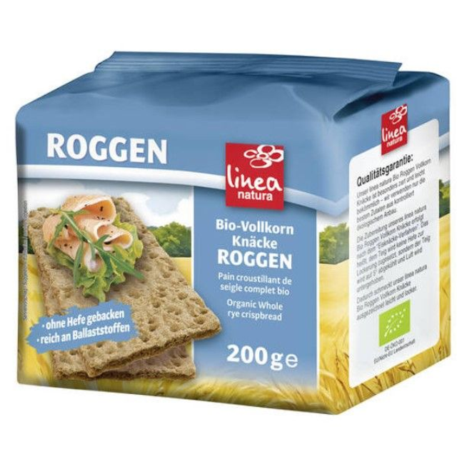 Linea natura Roggen Vollkorn Knäcke 200g Packung