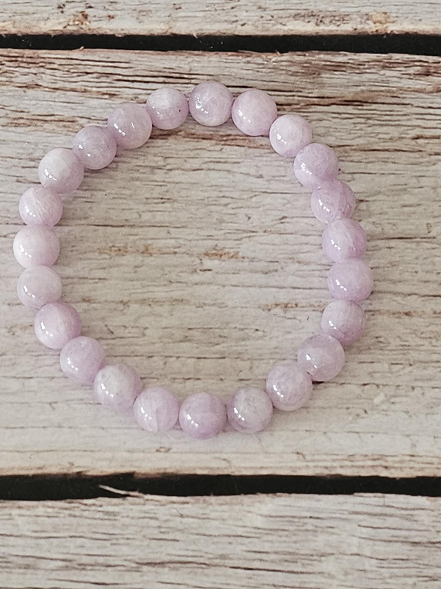 Bracelet en Kunzite – 8 mm