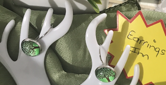 Mixed Stone Dangling Earrings - STDE12