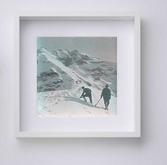 Orionde - Arête neigeuse - 25x25 cm