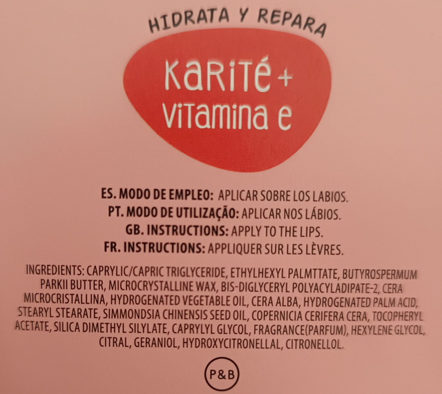 The Fruit Company " Baume à lèvres Cerise "