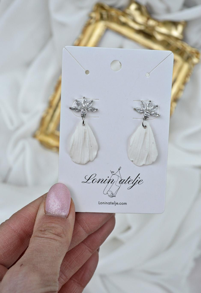 Poročni kolekcija 2026  - Srebrna osnova s cirkonijo in listom