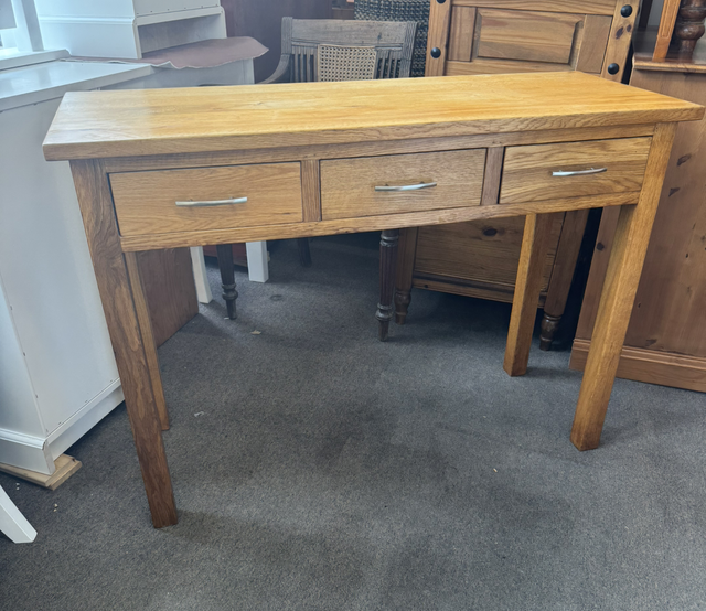 Solid Oak Console Table