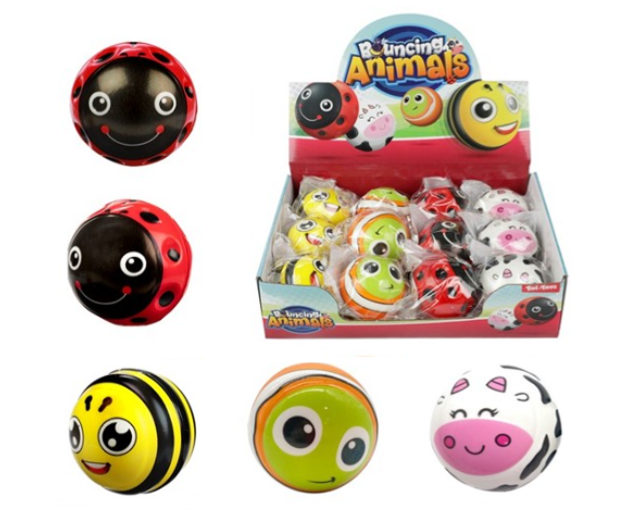 Balle Ultra Rebondissante à sauter animaux 