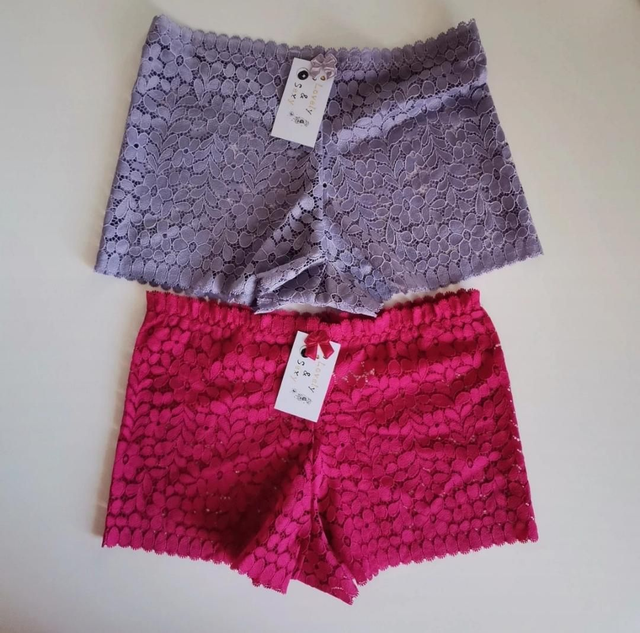 Set Miranda - 2 Shorty en dentelles 