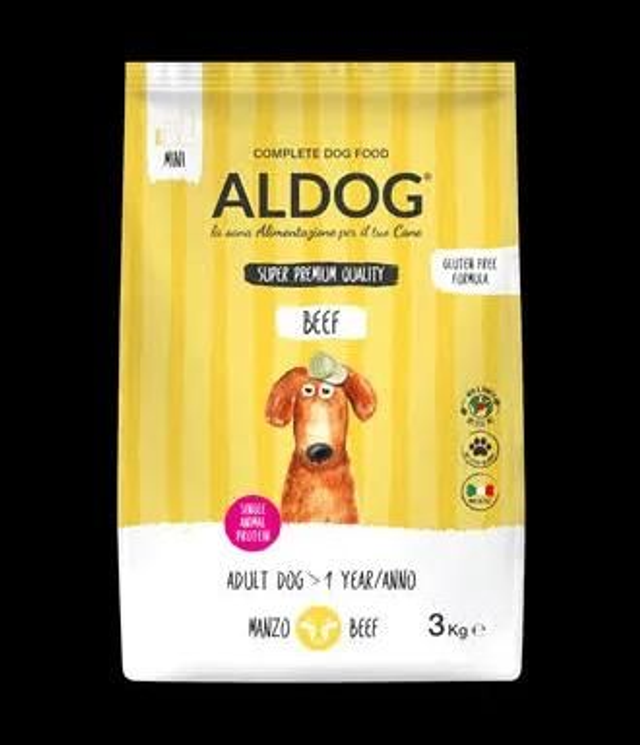 Croccantini cane manzo 3 kg ALLDOG